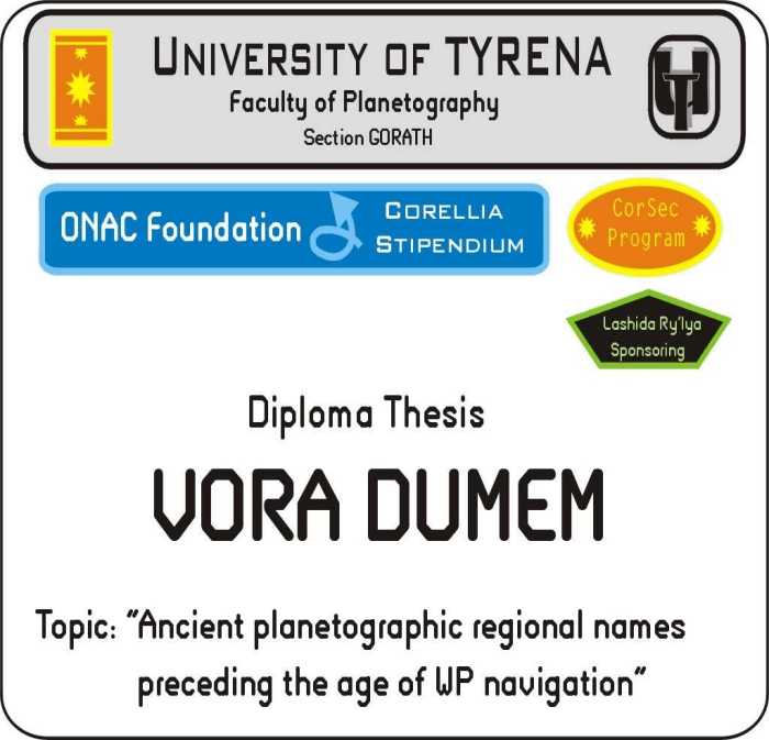 Diploma Thesis of Vora Dumem (Gorath)